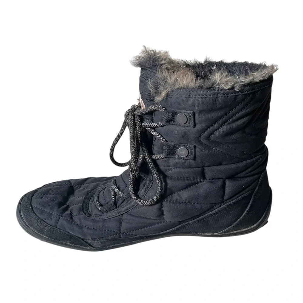 COLUMBIA Women’s Minx Shorty III Winter Lace Up Ankle Boot Black 10.5